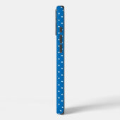 Seamless blue background polka dot pattern  Case-Mate iPhone case (Achterkant / Links)