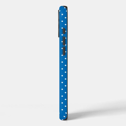 Seamless blue background polka dot pattern  Case-Mate iPhone case (Achterkant / Links)