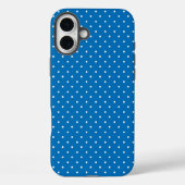 Seamless blue background polka dot pattern  Case-Mate iPhone case (Achterkant)