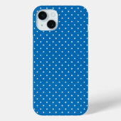 Seamless blue background polka dot pattern  Case-Mate iPhone case (Achterkant)