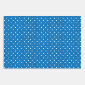 Seamless blue background polka dot pattern  inpakpapier vel (Voorkant 2)