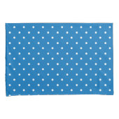 Seamless blue background polka dot pattern  kussensloop (Voorkant-Rechts)