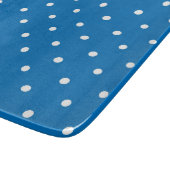 Seamless blue background polka dot pattern  snijplank (Hoek)