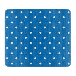 Seamless blue background polka dot pattern  snijplank