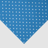 Seamless blue background polka dot pattern  tissuepapier (Detail)