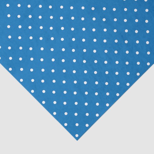 Seamless blue background polka dot pattern  tissuepapier (Detail)