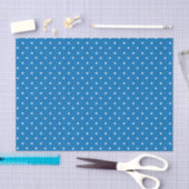 Seamless blue background polka dot pattern  tissuepapier (Craft)