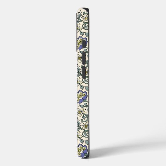 Seamless blue, yellow, and white floral pattern  Case-Mate iPhone case (Achterkant / Links)