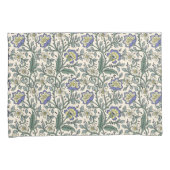 Seamless blue, yellow, and white floral pattern  kussensloop (Voorkant-Rechts)