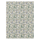 Seamless blue, yellow, and white floral pattern  tafelkleed (Voorkant)