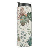 Seamless boho botanical pattern Flowers  Thermosbeker (Geroteerd rechts)
