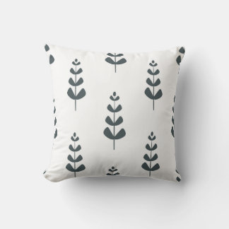 seamless botanical  simple pattern  with plants in kussen