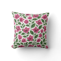 Seamless Bougainvillea Floral Pattern