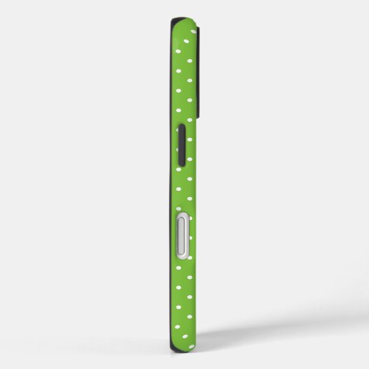 Seamless  bright lime polka dot pattern  Case-Mate iPhone case (Achterkant / Rechts)