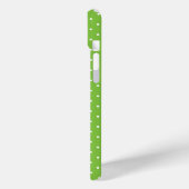 Seamless  bright lime polka dot pattern  Case-Mate iPhone case (Achterkant / Links)