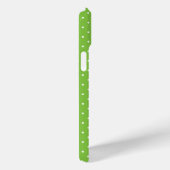 Seamless  bright lime polka dot pattern  Case-Mate iPhone case (Achterkant / Rechts)