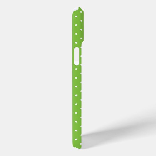 Seamless  bright lime polka dot pattern  Case-Mate iPhone case (Achterkant / Rechts)