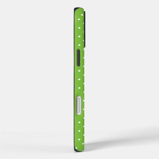 Seamless  bright lime polka dot pattern  Case-Mate iPhone case (Achterkant / Rechts)