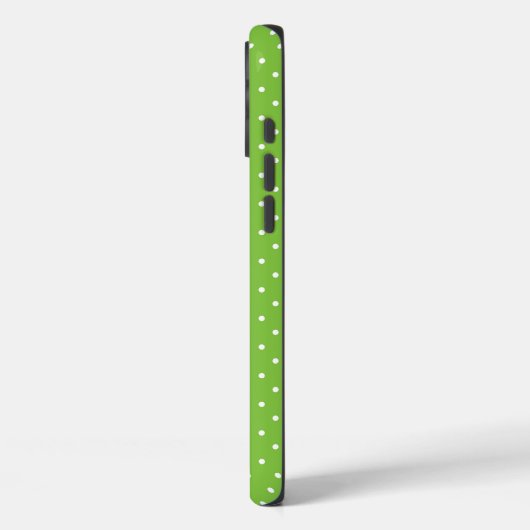 Seamless  bright lime polka dot pattern  Case-Mate iPhone case (Achterkant / Links)