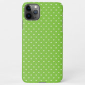 Seamless  bright lime polka dot pattern  iPhone hoesje (Achterkant)
