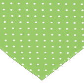 Seamless  bright lime polka dot pattern  korte tafelloper (Hoek)