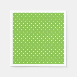 Seamless  bright lime polka dot pattern  servet
