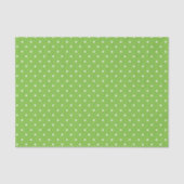 Seamless  bright lime polka dot pattern  tissuepapier (Voorkant)