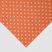 Seamless  bright orange background polka dot tissuepapier (Detail)