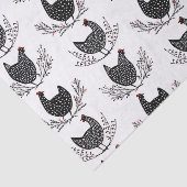 Seamless chicken pattern tissuepapier (Detail)