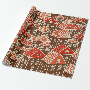 Seamless city pattern in cadeaupapier