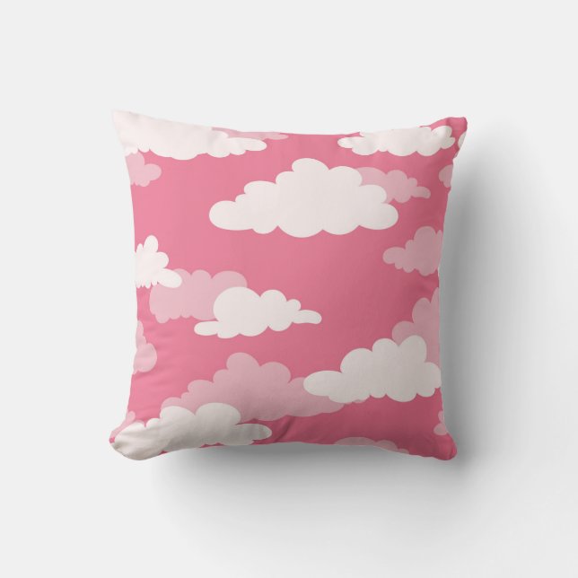 Seamless cloud sky, vintage texture. kussen (Voorkant)