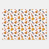 Seamless Construction Thema Patroon Inpakpapier Vel (Voorkant)