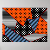 seamless creative pattern with geometric comiti poster (Voorkant)