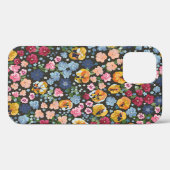 Seamless decorative elegant pattern with cute flow Case-Mate iPhone case (Achterkant (horizontaal))