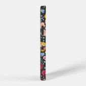 Seamless decorative elegant pattern with cute flow iPhone hoesje (Rechterkant)