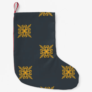 Seamless decorative vintage pattern with elegant kleine kerstsok