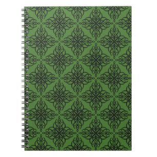 Seamless decorative vintage pattern with elegant notitieboek