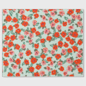 Seamless ditsy pattern in small cute wild flowers. cadeaupapier (Vlak)