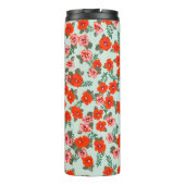 Seamless ditsy pattern in small cute wild flowers. thermosbeker (Achterkant)