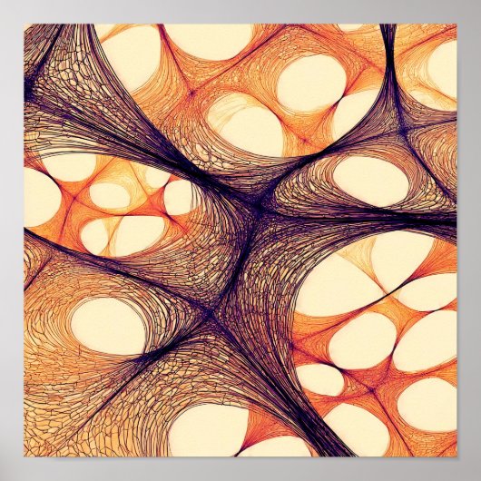 Seamless Electric Abstract Schematic Wallpaper Poster (Voorkant)