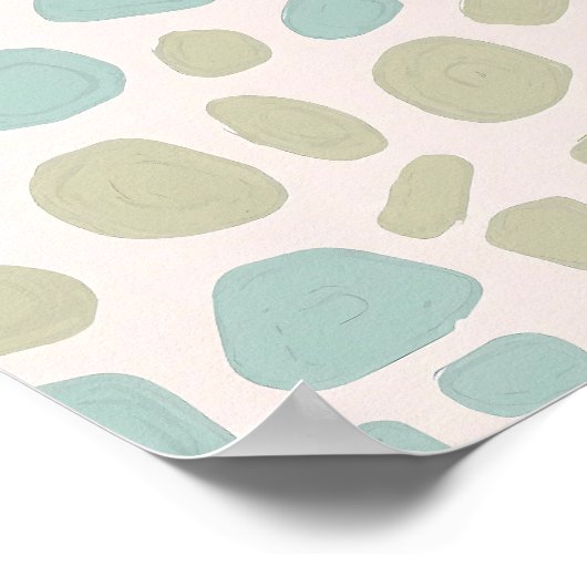 Seamless Eroded Patina Object Tiling Pattern Poster (Hoek)