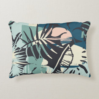 Seamless exotic pattern with tropical plants and a accent kussen