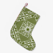 Seamless floral geometric pattern. Winthrop Kleine Kerstsok (Voorkant (Hangend))
