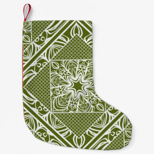 Seamless floral geometric pattern. Winthrop Kleine Kerstsok
