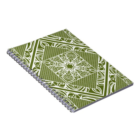 Seamless floral geometric pattern. Winthrop Notitieboek (Rechterzijde)