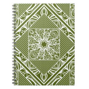 Seamless floral geometric pattern. Winthrop Notitieboek