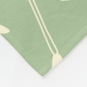 Seamless floral pattern from Tropical Monstera del Fleece Deken (Hoek)