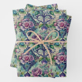 Seamless Floral Pattern Furniture Decoupage Inpakpapier Vel (In situ)