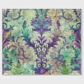 Seamless Floral Pattern Furniture Decoupage Paper Cadeaupapier (Vlak)