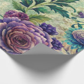 Seamless Floral Pattern Furniture Decoupage Paper Cadeaupapier (Hoek)
